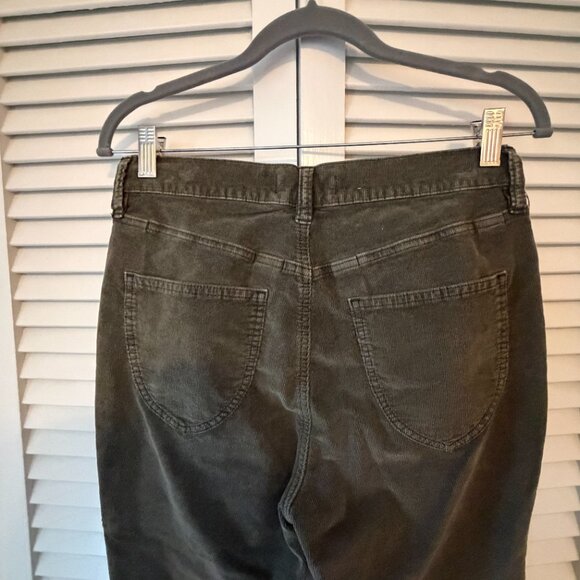 We the Free women's corduroy pants 29 green button fly cotton - Picture 4 of 8